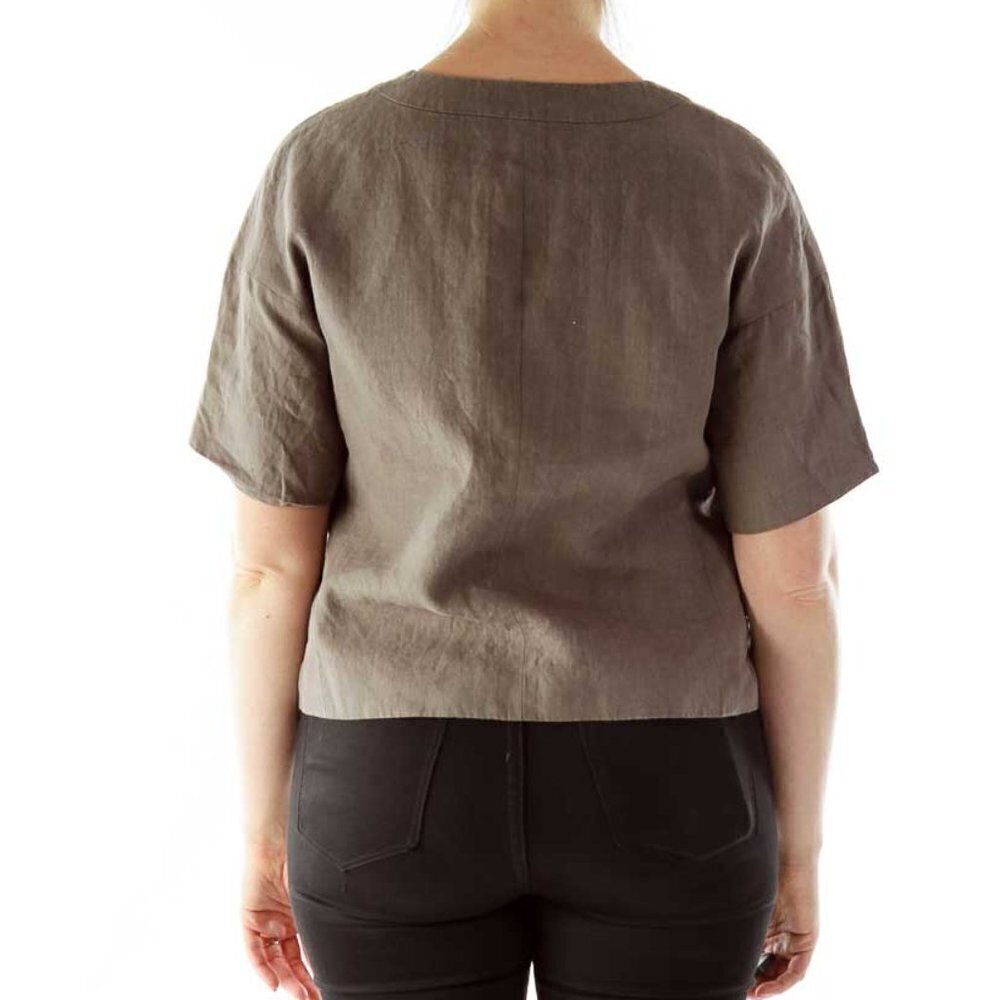 J.Crew Brown Cropped Jacket - Picture 3 of 3